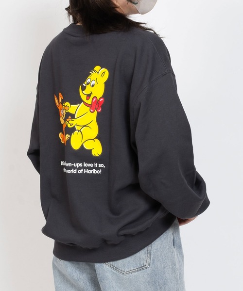 SVEC(シュベック)の「HARIBO / Vintage スウェット(スウェット・レディース・チャコールグレー/ネイビー・M/L/LL)」の2枚目の写真