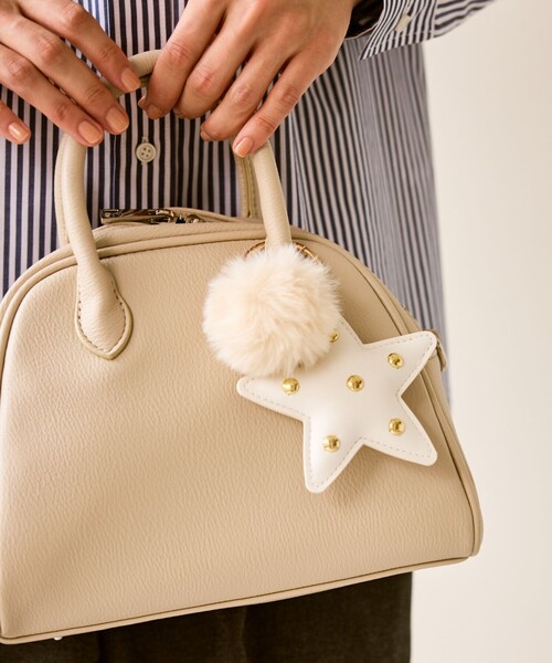 フェイクファー付きバッグチャーム（キーホルダー）｜ROPE' PICNIC