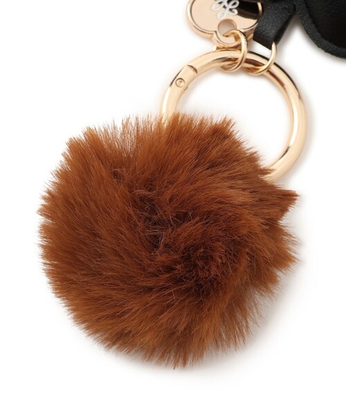 ROPE' PICNIC（ロペピクニック）の「フェイクファー付きバッグチャーム（キーホルダー・レディース・ホワイト/ブラック・FREE）」の13枚目の写真