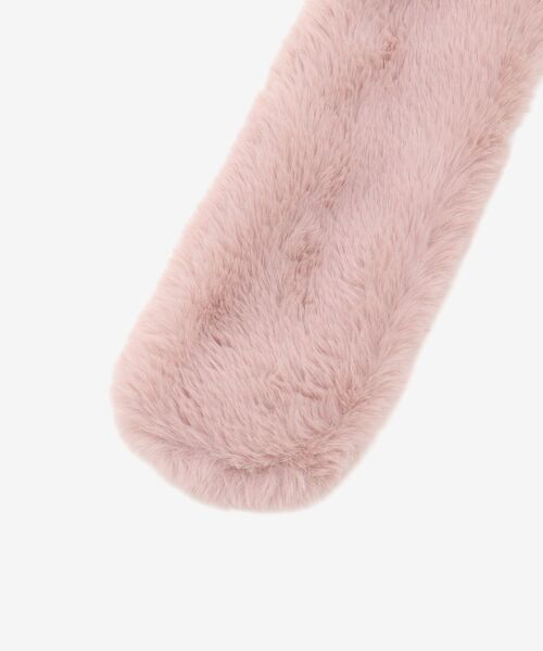 MAJESTIC LEGON（マジェスティックレゴン）の「リボンティペット（ストール/ショール・レディース・アイボリー/ピンク/ブラウン・FREE）」の11枚目の写真