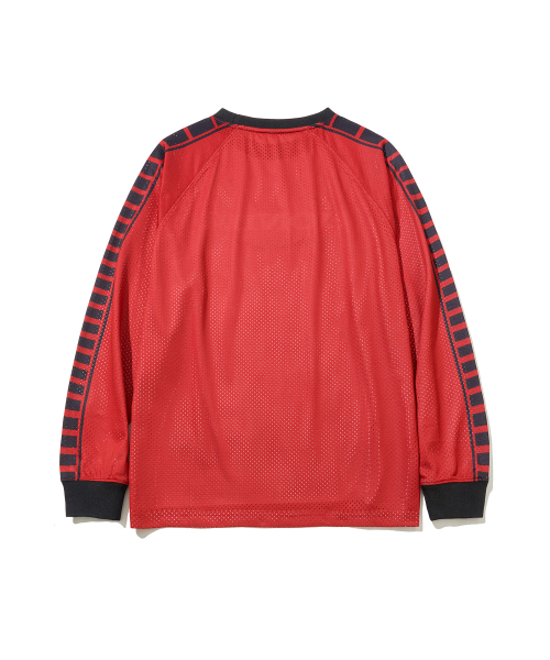 PHYPS MOTORCYCLE(フィップスモーターサイクル)の「Vingtage Racing Mesh Long sleeve Red(Tシャツ/カットソー・レディース・その他・MEDIUM/LARGE/X-LARGE/SMALL)」の2枚目の写真