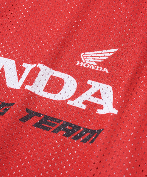 PHYPS MOTORCYCLE(フィップスモーターサイクル)の「Vingtage Racing Mesh Long sleeve Red(Tシャツ/カットソー・レディース・その他・MEDIUM/LARGE/X-LARGE/SMALL)」の7枚目の写真