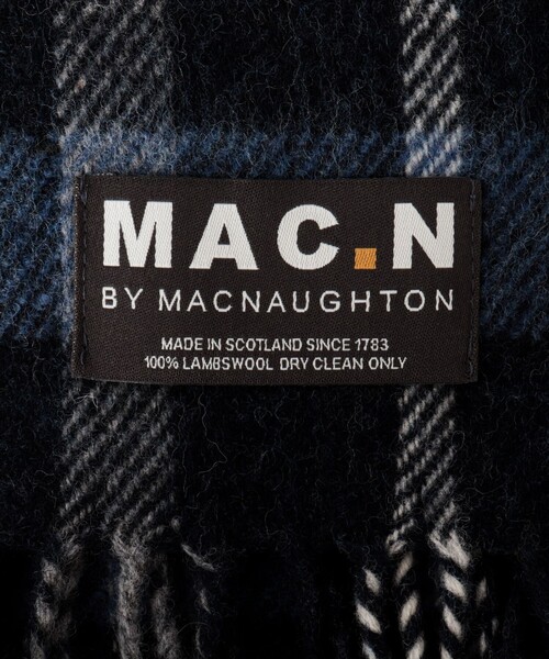 NOLLEY’S（ノーリーズ）の「【MAC.N/マックエヌ】Lambswool Inchfad Scarf 25（ストール/ショール・メンズ・ブルー系その他6/グレー系その他・FREE）」の5枚目の写真