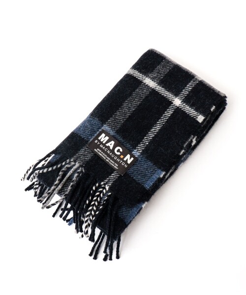 NOLLEY’S（ノーリーズ）の「【MAC.N/マックエヌ】Lambswool Inchfad Scarf 25（ストール/ショール・メンズ・ブルー系その他6/グレー系その他・FREE）」の6枚目の写真