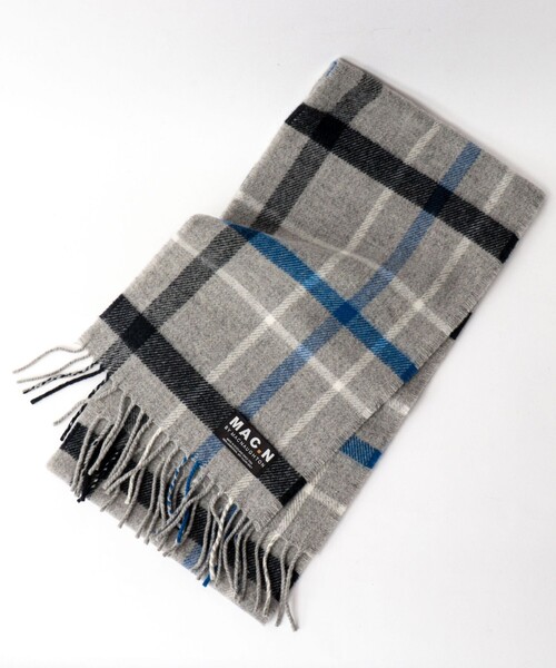 NOLLEY’S（ノーリーズ）の「【MAC.N/マックエヌ】Lambswool Inchfad Scarf 25（ストール/ショール・メンズ・ブルー系その他6/グレー系その他・FREE）」の17枚目の写真