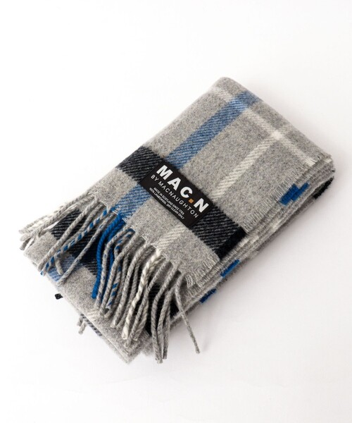 NOLLEY’S（ノーリーズ）の「【MAC.N/マックエヌ】Lambswool Inchfad Scarf 25（ストール/ショール・メンズ・ブルー系その他6/グレー系その他・FREE）」の20枚目の写真