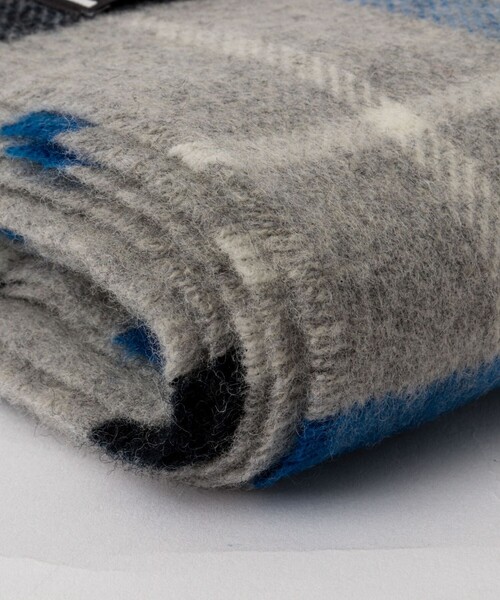 NOLLEY’S（ノーリーズ）の「【MAC.N/マックエヌ】Lambswool Inchfad Scarf 25（ストール/ショール・メンズ・ブルー系その他6/グレー系その他・FREE）」の21枚目の写真