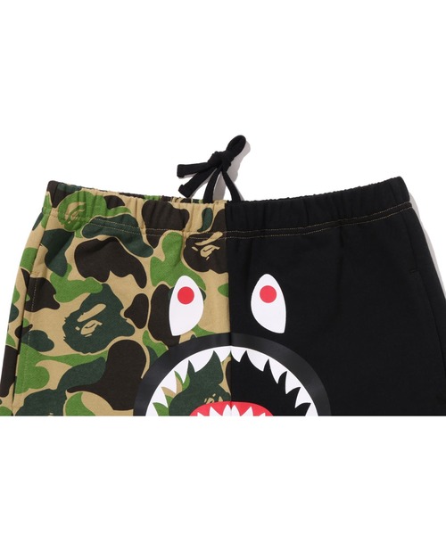 A BATHING APE(アベイシングエイプ)の「ABC CAMO SHARK SWEAT PANTS(スウェットパンツ・レディース・グリーン/ピンク/ブルー・MEDIUM/X-SMALL/SMALL)」の7枚目の写真