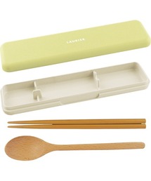 Leaflets（リーフレッツ）の「【 Leaflets / リーフレッツ 】LAURIER お箸スプーンセット  LNC-623_626  ECI（カトラリー）」