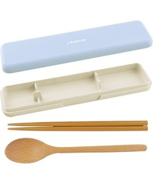 Leaflets（リーフレッツ）の「【 Leaflets / リーフレッツ 】LAURIER お箸スプーンセット  LNC-623_626  ECI（カトラリー）」