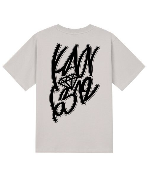 KAN6312(カン6312)の「KTC0088 グラフィティ半袖Tシャツ - ベージュ(Tシャツ/カットソー・メンズ・その他・LARGE/MEDIUM/SMALL/X-LARGE)」の1枚目の写真