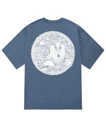 KTPN0141 オウルピグメント半袖Tシャツ - ブルー