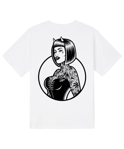 KAN6312(カン6312)の「KTW0186 テッドマン 半袖Tシャツ ホワイト(Tシャツ/カットソー・メンズ・その他・LARGE/MEDIUM/X-LARGE/SMALL)」の1枚目の写真