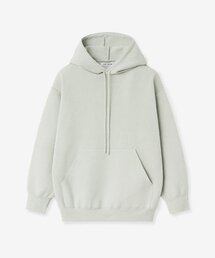 CREW NECK KNIT HOODIE_LIGHT GREEN