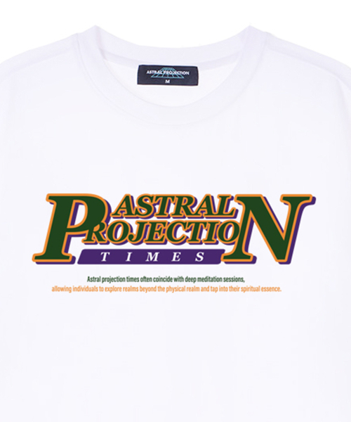 ASTRAL PROJECTION（アストラルプロジェクション）の「ピアンタイムズスピマコットンラウンドネック半袖Tシャツ_ホワイト（Tシャツ/カットソー・メンズ・その他・LARGE/X-LARGE/XX-LARGE）」の2枚目の写真