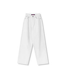 Vivacious（ビバシャス）の「Minimal Straight Jeans WHITE（デニムパンツ・レディース）」