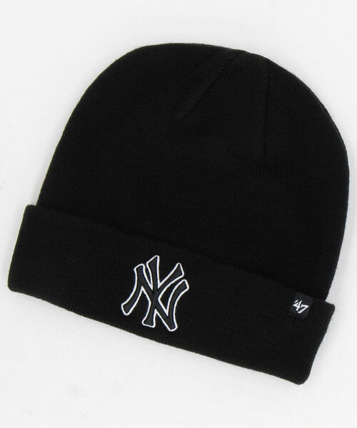 FREAK'S STORE(フリークスストア)の「’47/フォーティーセブン 47 カフニット Raised Logo 限定展開/ニットキャップ/ビーニー(ニットキャップ/ビーニー・レディース・ナチュラル/グレー/ブラック/チャコールグレー/ブラウン/ワインレッド・ONE SIZE)」の2枚目の写真