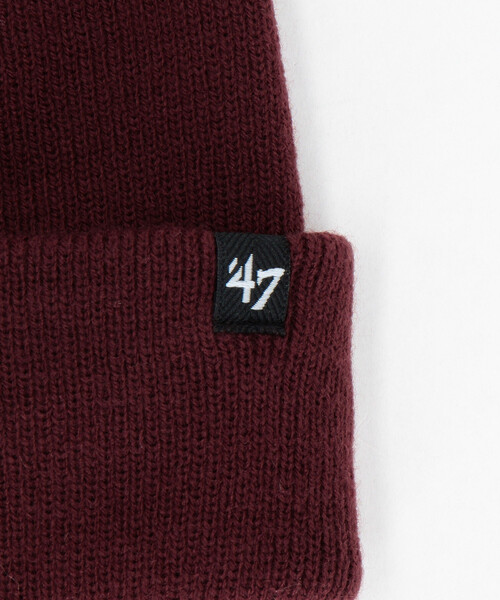 FREAK'S STORE(フリークスストア)の「’47/フォーティーセブン 47 カフニット Raised Logo 限定展開/ニットキャップ/ビーニー(ニットキャップ/ビーニー・レディース・ナチュラル/グレー/ブラック/チャコールグレー/ブラウン/ワインレッド・ONE SIZE)」の10枚目の写真
