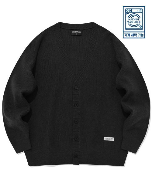 SP PBT OverSize knit кардиган — черный