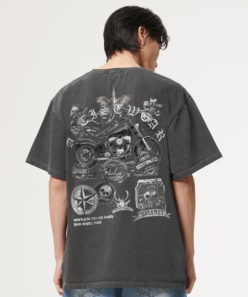 ARTISTWEAR（アーティストウェア）の「[ATW] レブアップピグメント半袖Tシャツ（Tシャツ/カットソー・レディース・ブラック・SMALL/X-LARGE）」の2枚目の写真