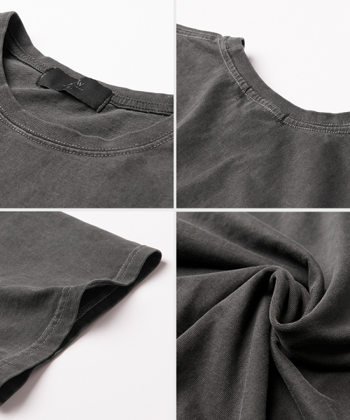 ARTISTWEAR（アーティストウェア）の「[ATW] レブアップピグメント半袖Tシャツ（Tシャツ/カットソー・レディース・ブラック・SMALL/X-LARGE）」の7枚目の写真