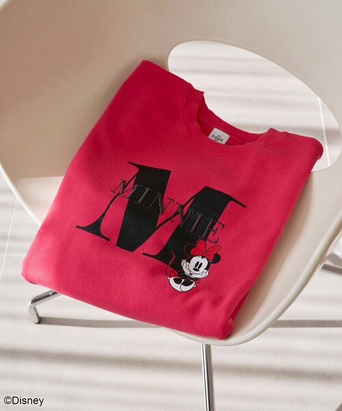 coen（コーエン）の「【MICKEY（ミッキー）/別注】アソートロゴ裏毛スウェット（WEB限定サイズあり）（スウェット・レディース・オフホワイト/その他6/ロイヤルブルー/ダークグレー/その他3/その他2/その他1/その他8/ピンク/その他5/その他7/その他4/ナチュラル・M/XL/L）」の9枚目の写真