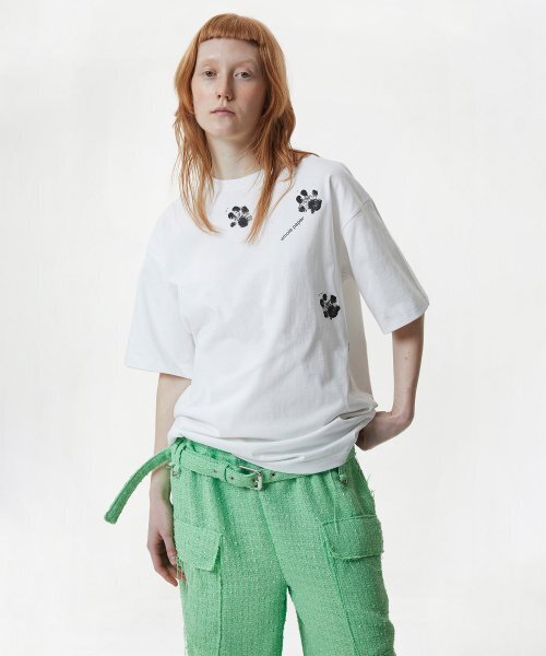 WHOLE PAPER（ホールペーパー）の「ドッグパウプリントグラフィックボックスTシャツ（Tシャツ/カットソー・レディース・その他・XX-LARGE/X-LARGE）」の10枚目の写真