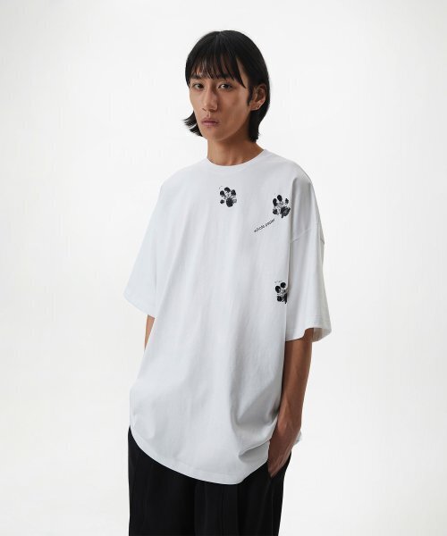 WHOLE PAPER（ホールペーパー）の「ドッグパウプリントグラフィックボックスTシャツ（Tシャツ/カットソー・レディース・その他・XX-LARGE/X-LARGE）」の8枚目の写真