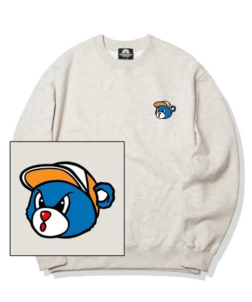 TRIPSHION(トリップション)の「ブルーベアロゴ クルーネック - アイボリー(スウェット・メンズ・その他・LARGE/MEDIUM/X-LARGE)」の1枚目の写真