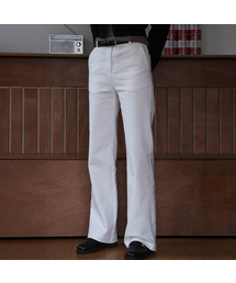DEHEVE（デヘヴェ）の「Cotton Twill Pants [White]（その他パンツ）」