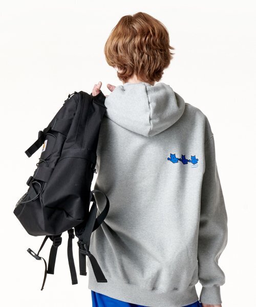 RADINEO(ラディネオ)の「ミヤオ フードパーカー グレー(パーカー・メンズ・その他・LARGE/MEDIUM/X-LARGE)」の2枚目の写真