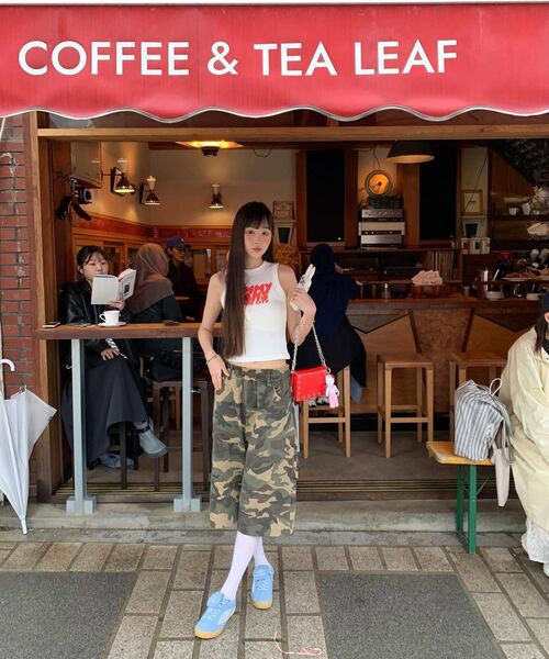 SLOW RECORD HOUSE（スローレコードハウス）の「カーペンター バミューダ ワイド カモパンツ_ヴィンテージグリーン（その他パンツ・レディース・その他・OS）」の18枚目の写真