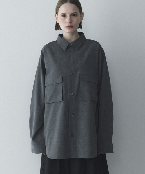 remer(リメール)の「ルーズオーバーサイズポケットシャツ / Loose Oversized Pocket Shirt(シャツ/ブラウス・メンズ・チャコールグレー/ブラウン/ブラック・SMALL/X-SMALL/LARGE/MEDIUM)」の22枚目の写真