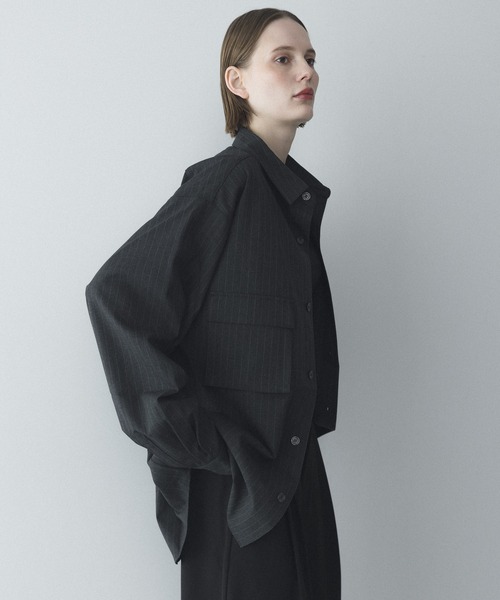 remer(リメール)の「ルーズオーバーサイズポケットシャツ / Loose Oversized Pocket Shirt(シャツ/ブラウス・メンズ・チャコールグレー/ブラウン/ブラック・SMALL/X-SMALL/LARGE/MEDIUM)」の13枚目の写真