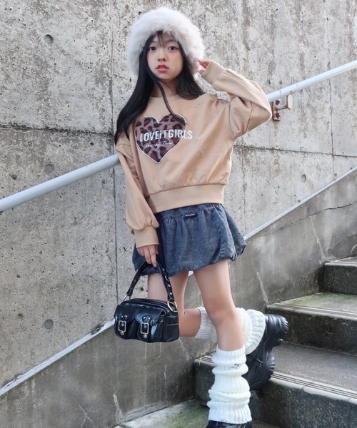 by LOVEiT（バイラビット）の「バルーンティアードスカート（スカート・キッズ・ブラック/ブルー・130cm/160cm/150cm/140cm/120cm）」の3枚目の写真