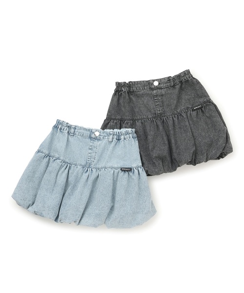 by LOVEiT（バイラビット）の「バルーンティアードスカート（スカート・キッズ・ブラック/ブルー・130cm/160cm/150cm/140cm/120cm）」の5枚目の写真