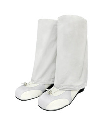 OJOS（オホス）の「Nylon Folding Leather Boots / Grey（ブーツ）」