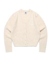 W TWO TONE BOUCLE CARDIGAN IVORY(CV2EFFK683A)