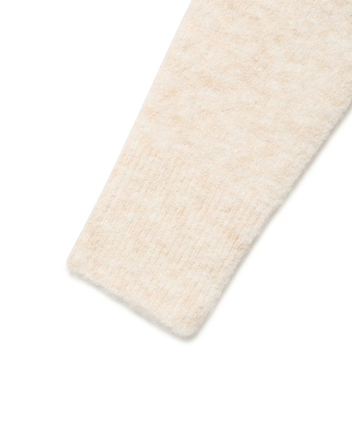 Cavish(カビシ)の「W TWO TONE BOUCLE CARDIGAN IVORY(CV2EFFK683A)(カーディガン/ボレロ・レディース・アイボリー・FREE)」の5枚目の写真