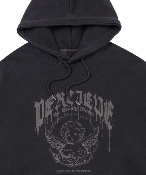 DYSFUNCT(ディスファンクト)の「ANGELIC PIGMENT HOODIE(CHARCOAL)(パーカー・レディース・その他・MEDIUM/LARGE/X-LARGE)」の4枚目の写真