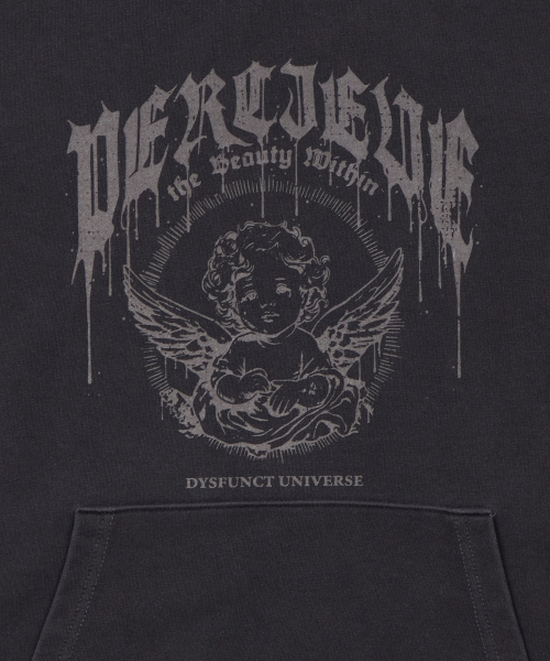 DYSFUNCT(ディスファンクト)の「ANGELIC PIGMENT HOODIE(CHARCOAL)(パーカー・レディース・その他・MEDIUM/LARGE/X-LARGE)」の5枚目の写真
