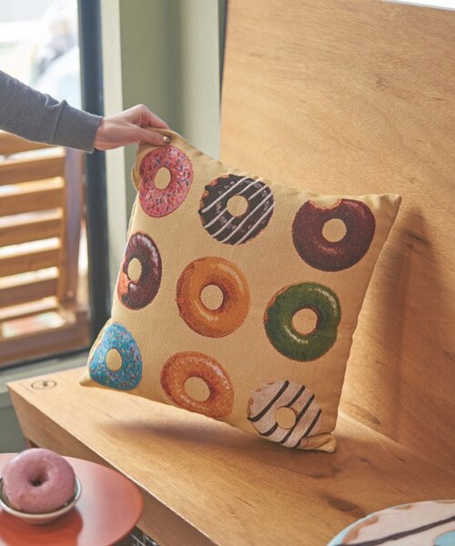 BIRTHDAY BAR(バースデイバー)の「≪BIRTHDAY BARオリジナル≫【B-DAY DONUTS】ドーナッツクッションカバー(クッション/クッションカバー・レディース・アイボリー・0)」の16枚目の写真