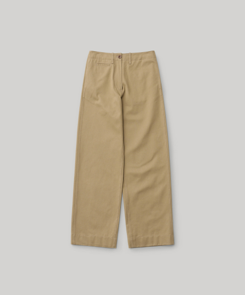 ANOTHER OFFICE WOMEN（アナザー オフィス ウーマン）の「w. Officer Chino Pants (Khaki)（その他パンツ・レディース・その他・34/36）」の2枚目の写真