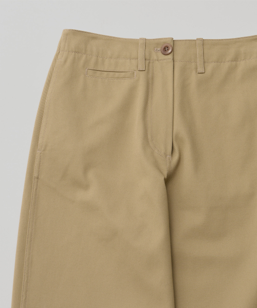 ANOTHER OFFICE WOMEN（アナザー オフィス ウーマン）の「w. Officer Chino Pants (Khaki)（その他パンツ・レディース・その他・34/36）」の4枚目の写真
