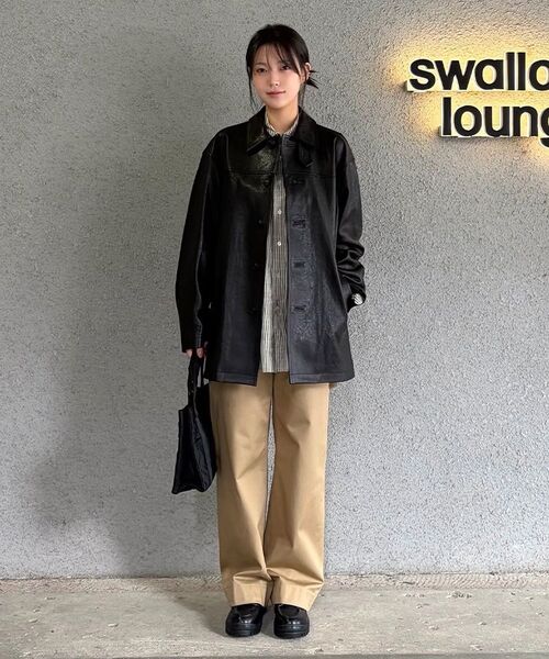 ANOTHER OFFICE WOMEN（アナザー オフィス ウーマン）の「w. Officer Chino Pants (Khaki)（その他パンツ・レディース・その他・34/36）」の8枚目の写真