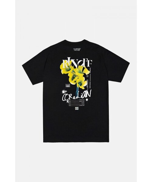 CORALIAN（コラリアン）の「フラワーグラフィックコットンTシャツブラック（Tシャツ/カットソー・レディース・その他・S/M/L/2XL/XL/4XL/XS/3XL）」の7枚目の写真