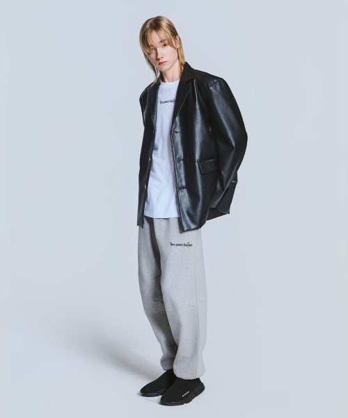 TEN PAST SEVEN(テン ファスト セブン)の「オーバーサイズジョガーパンツ - グレー(スウェットパンツ・メンズ・その他・SMALL/LARGE)」の7枚目の写真
