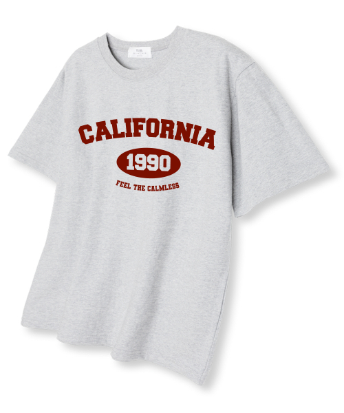 TI.GLAKE(ティーグレイク)の「1990カリフォルニア オーバーサイズ 半袖Tシャツ ライトグレー(Tシャツ/カットソー・レディース・その他・LARGE/X-LARGE/XX-LARGE)」の1枚目の写真