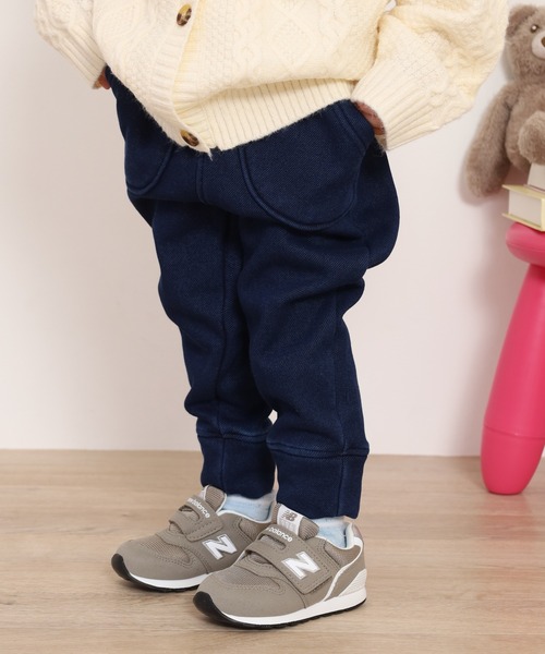 OMNES(オムネス)の「ストレッチ裏シャギー起毛ロングパンツ KIDS(その他パンツ・キッズ・チャコール/ブルー系その他2/ブルー系その他/ブラック・110cm/100cm)」の3枚目の写真