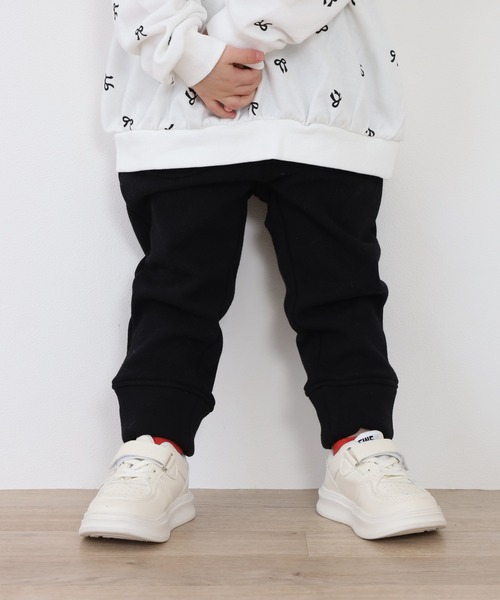 OMNES(オムネス)の「ストレッチ裏シャギー起毛ロングパンツ KIDS(その他パンツ・キッズ・チャコール/ブルー系その他2/ブルー系その他/ブラック・110cm/100cm)」の1枚目の写真